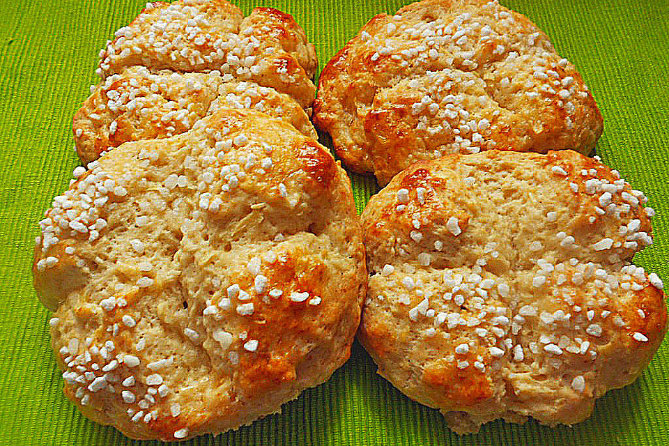 Apfel - Zucker - Brötchen