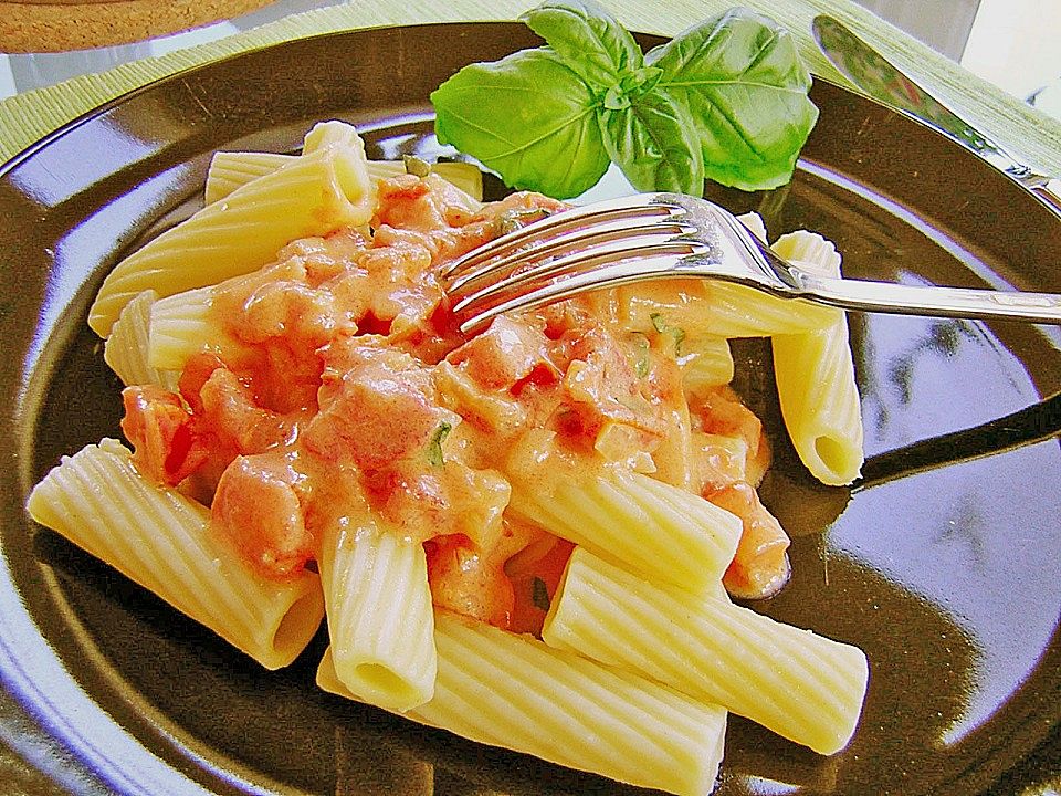 Einfache Tomaten - Sahne - Sauce von Gläsersucherin| Chefkoch