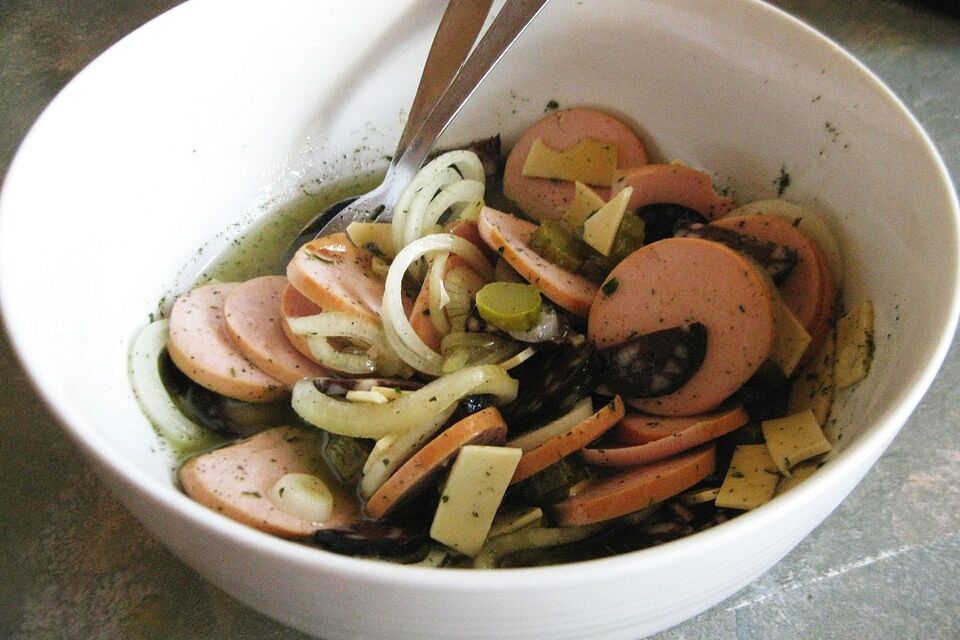 Schwäbischer Wurstsalat Schwäbischer Wurstsalat