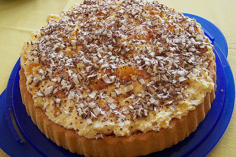 Calypso - Orange - Kuchen mit Crème fraiche