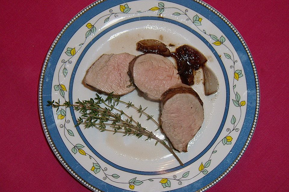 Glasiertes Schweinefilet