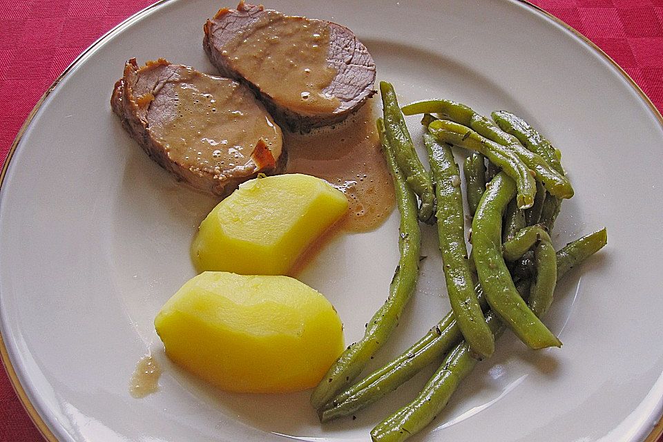 Glasiertes Schweinefilet