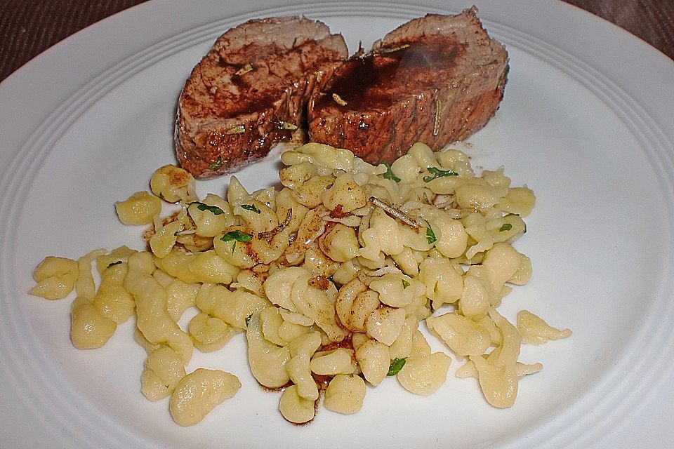 Glasiertes Schweinefilet