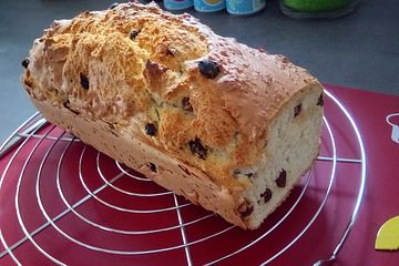 Schnelles Weissbrot Rosinenbrot Ohne Hefe Von Minniemaus Chefkoch