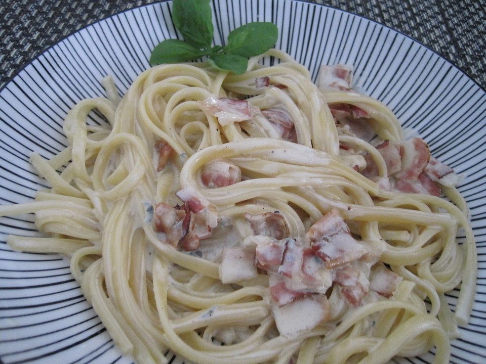 Spaghetti mit Speck und Gorgonzola von daja| Chefkoch