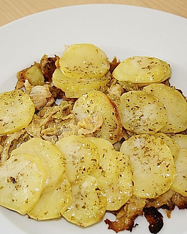 Rahmwirsing mit Kartoffelkruste