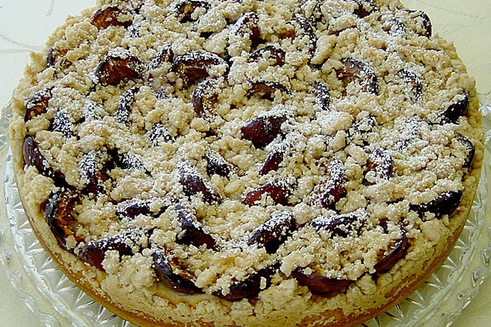 Reginas Pflaumen - Streusel Kuchen