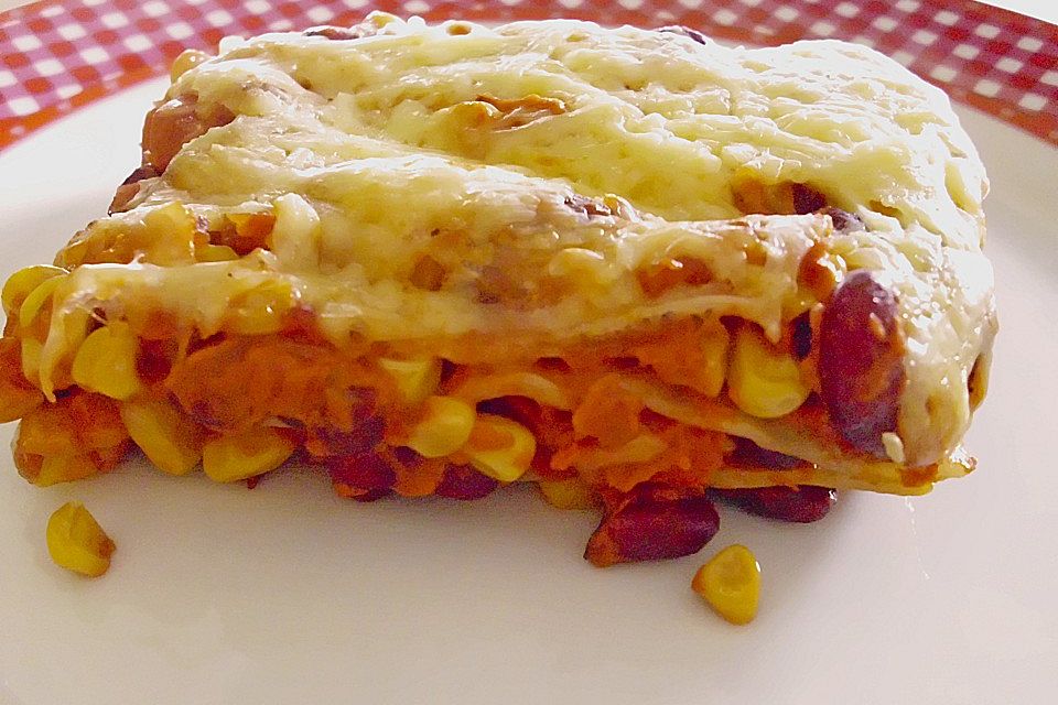 Lasagne mexikanische Art