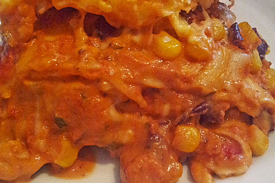 Lasagne mexikanische Art