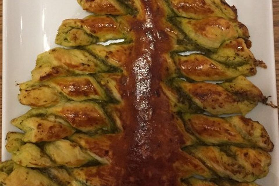 Schweineöhrchen mit Pesto Schweineöhrchen mit Pesto