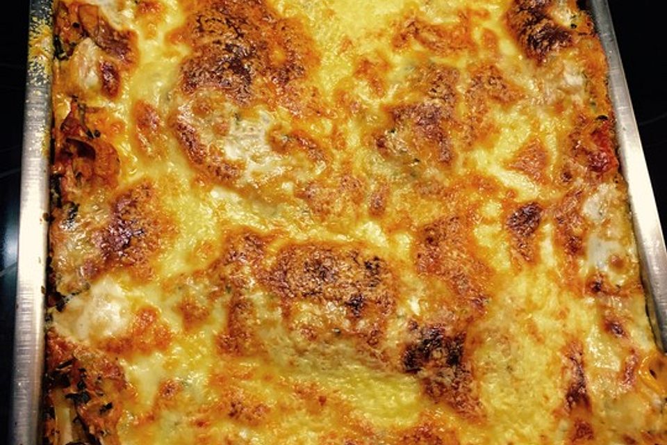 Zucchini-Lasagne ohne Fleisch