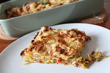 Zucchini-Lasagne ohne Fleisch