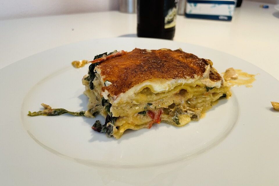 Zucchini-Lasagne ohne Fleisch