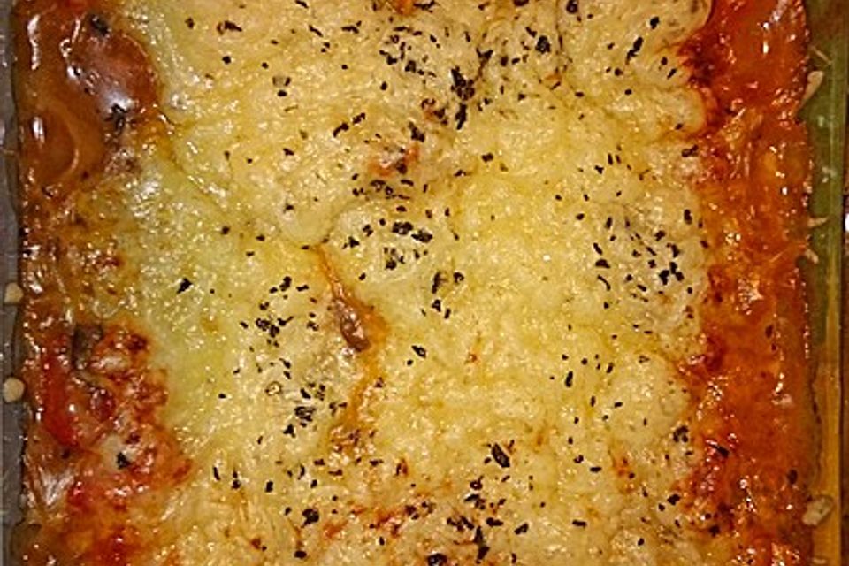 Zucchini-Lasagne ohne Fleisch