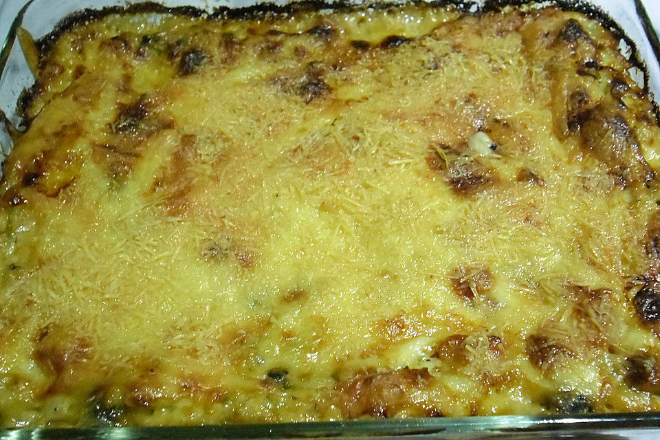 Zucchini-Lasagne ohne Fleisch