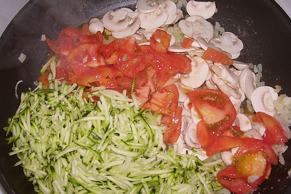 Zucchini-Lasagne ohne Fleisch