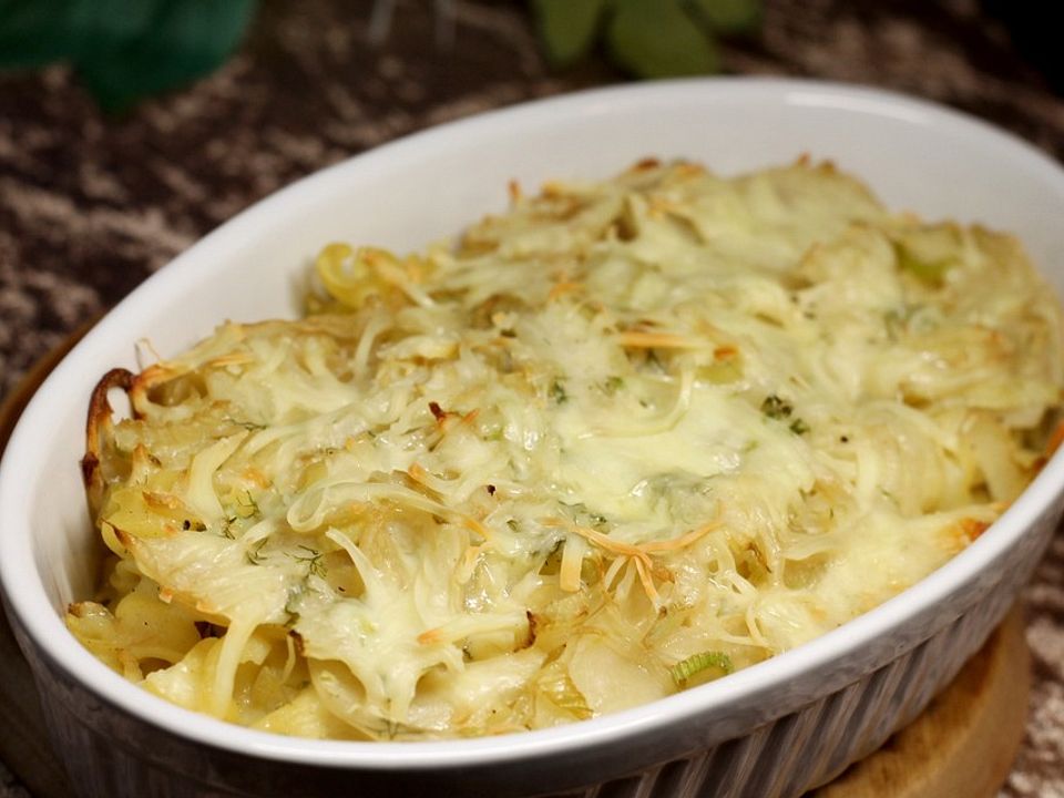 Illes schnelles Nudel-Fenchel-Gratin von Illepille | Chefkoch