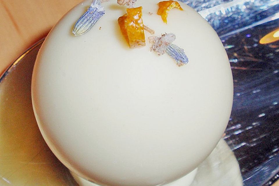 Orangentrüffel mit Lavendel Orangentrüffel mit Lavendel