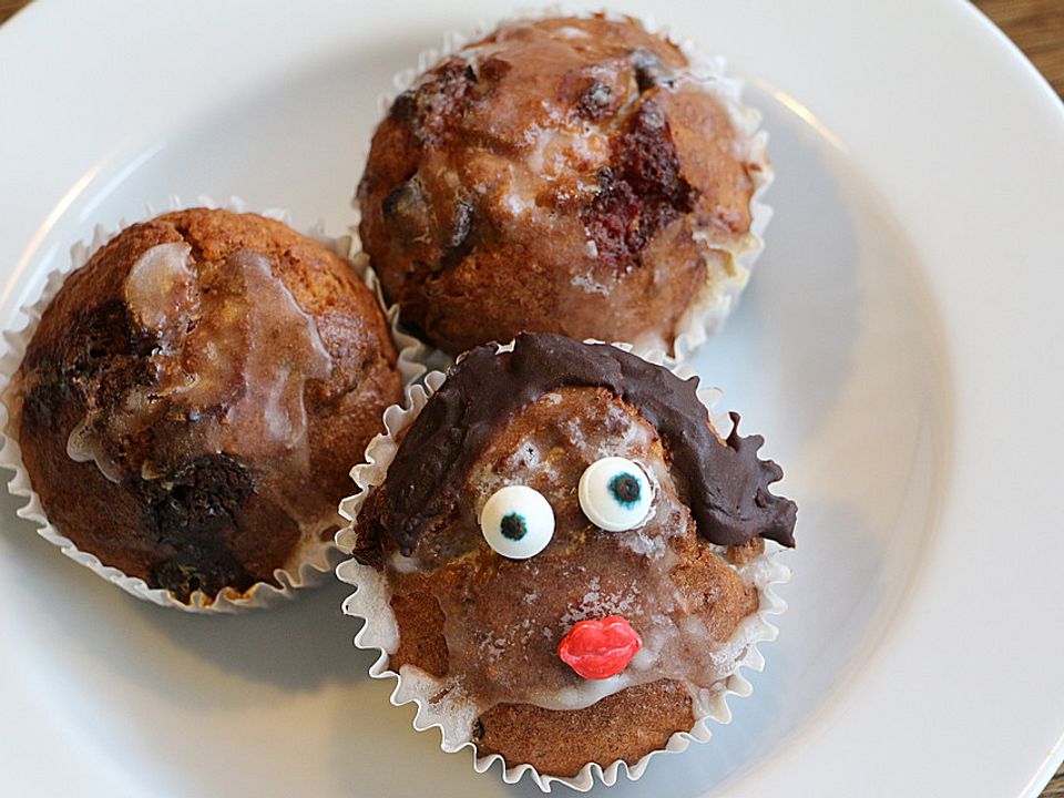 Schoko - Nuss - Muffins á la Sabine von binebaer| Chefkoch