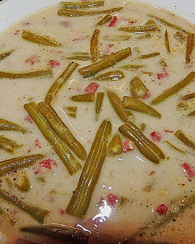 Schnippelbohnen-Suppe
