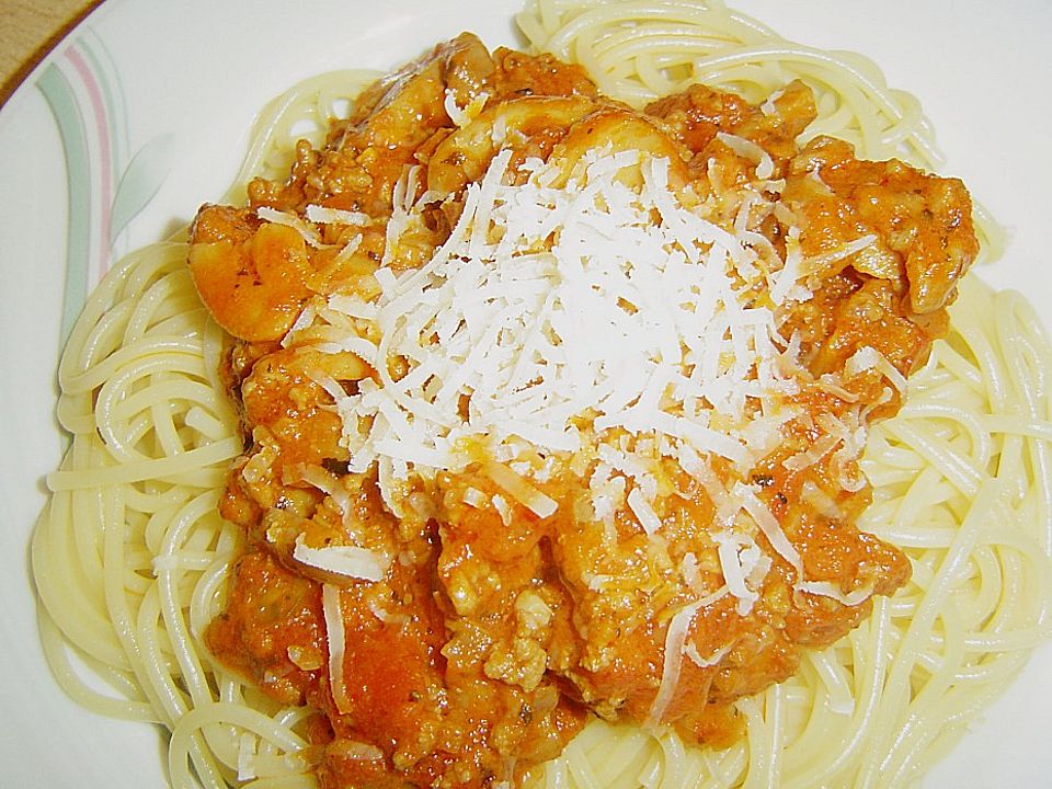 Spaghetti mit Hackfleischsoße von happycook75| Chefkoch