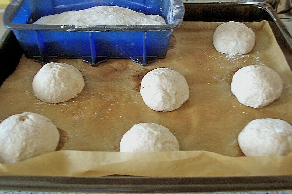 Brot und Brötchen schleifen