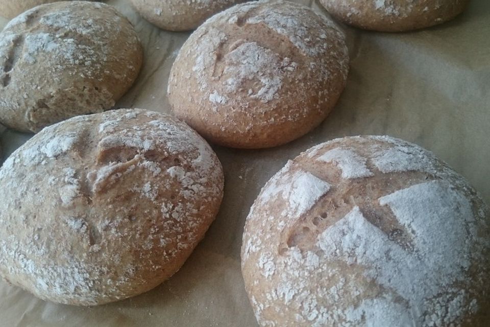 Brot und Brötchen schleifen