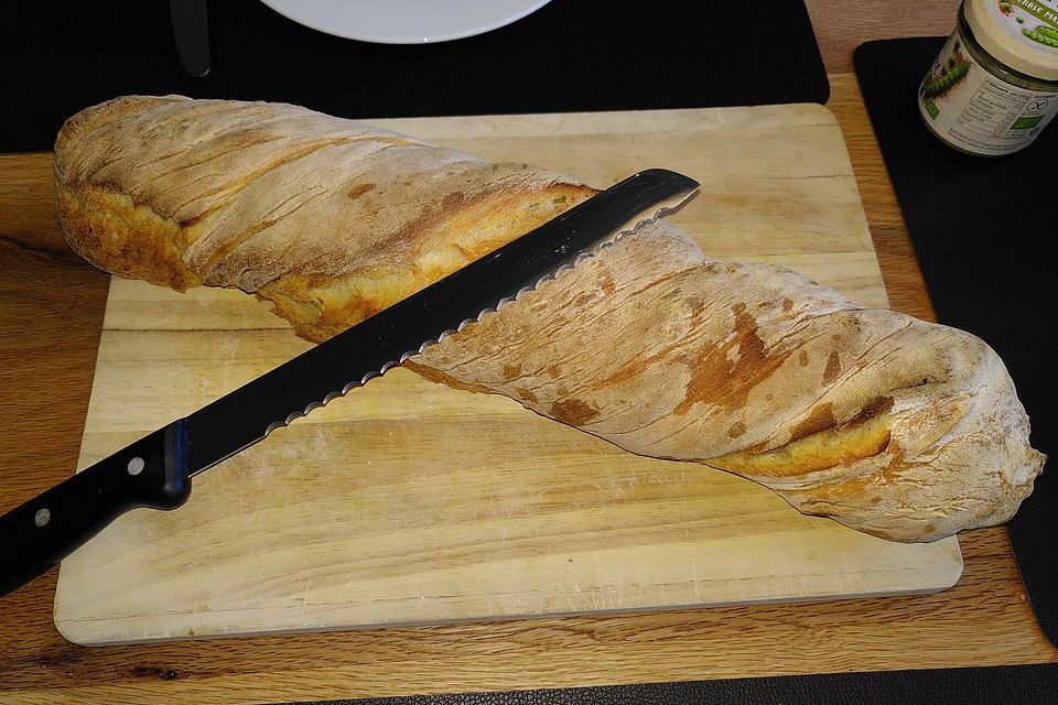 Brot und Brötchen schleifen