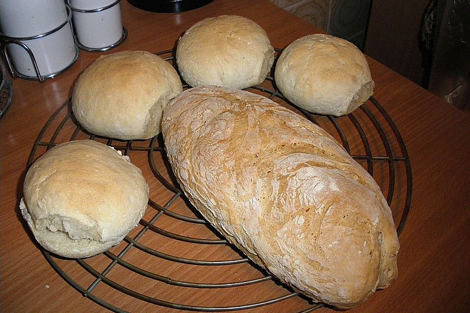 Brot und Brötchen schleifen