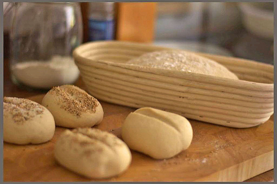 Brot und Brötchen schleifen