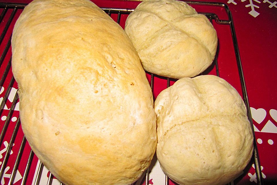 Brot und Brötchen schleifen