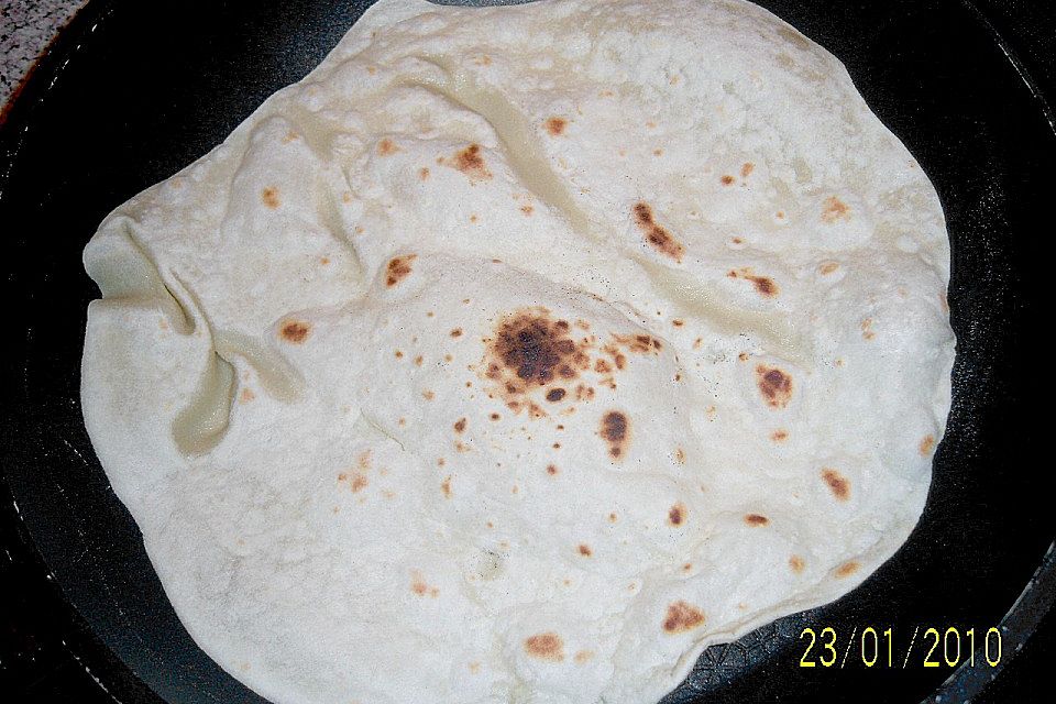Weizenmehl-Tortillas
