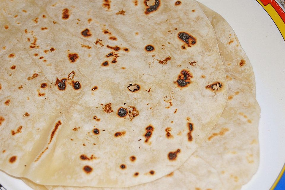 Weizenmehl-Tortillas