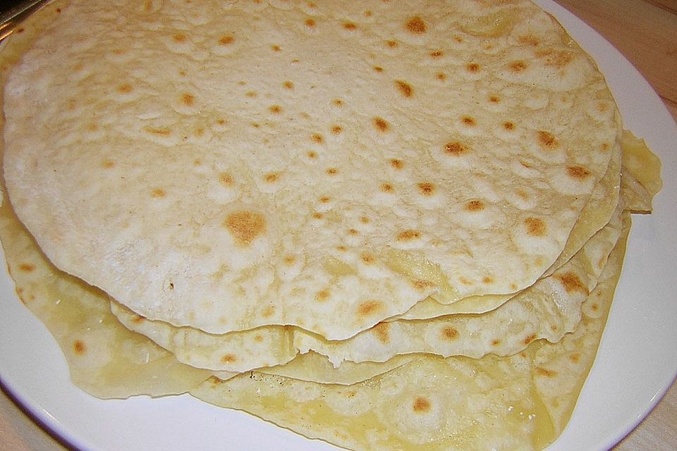 Weizenmehl-Tortillas