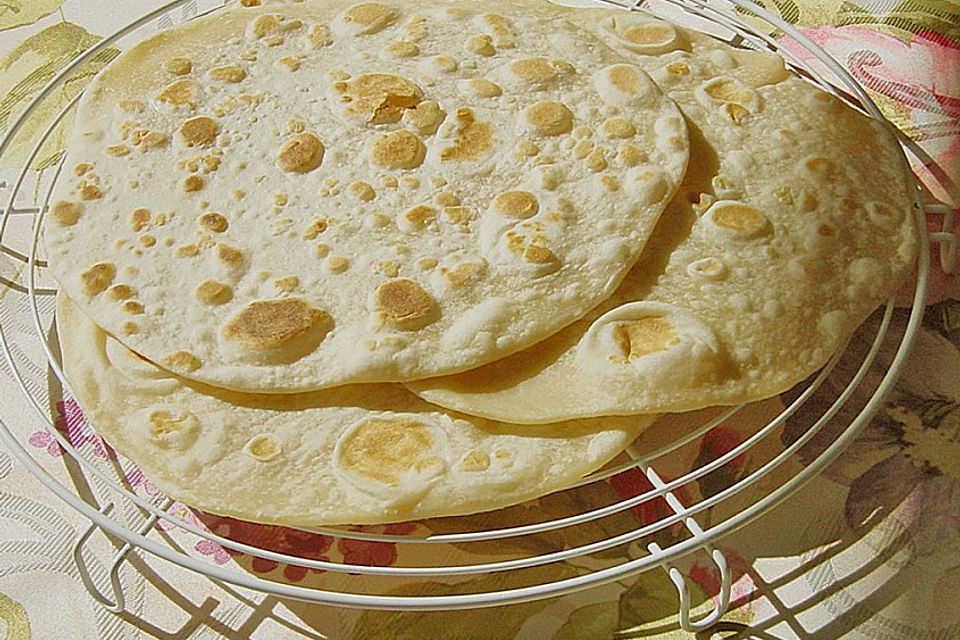 Weizenmehl-Tortillas