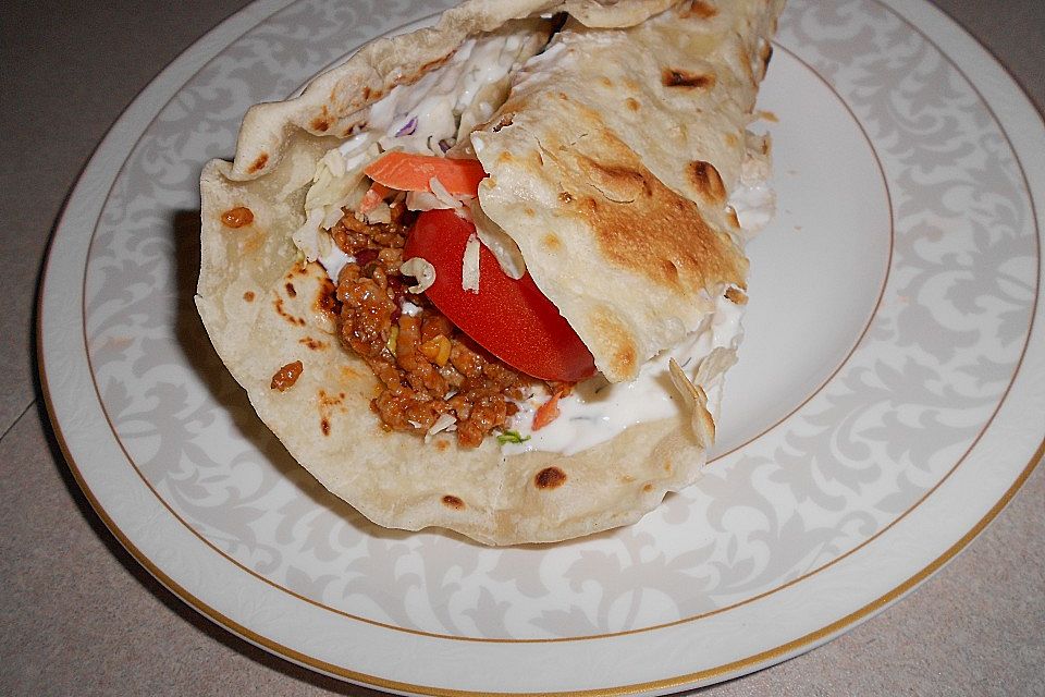 Weizenmehl-Tortillas