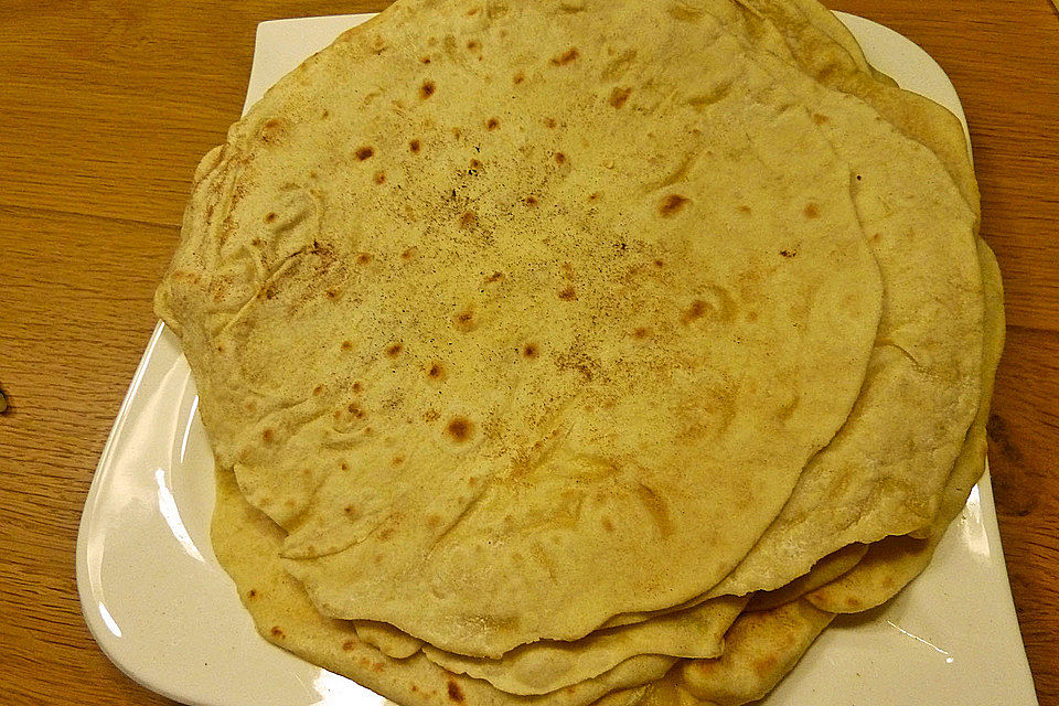 Weizenmehl-Tortillas