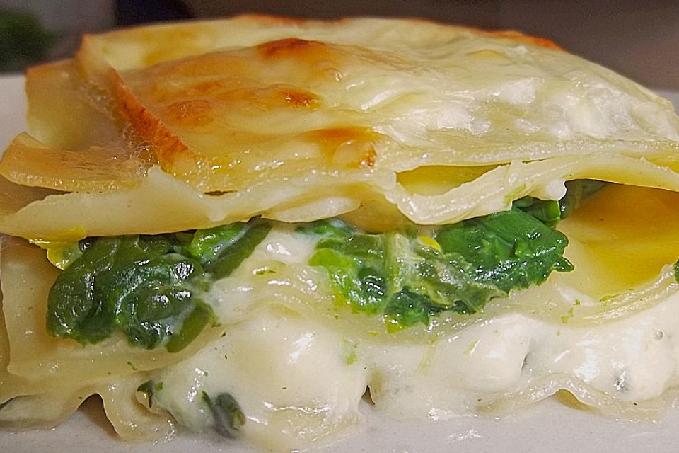 Spinat-Lasagne