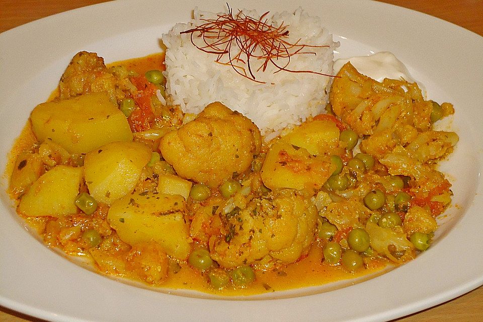 Kartoffel-Blumenkohl-Curry