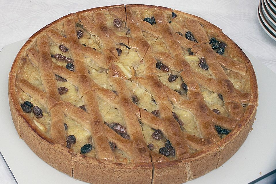 Altwiener  Apfelkuchen mit Gitter