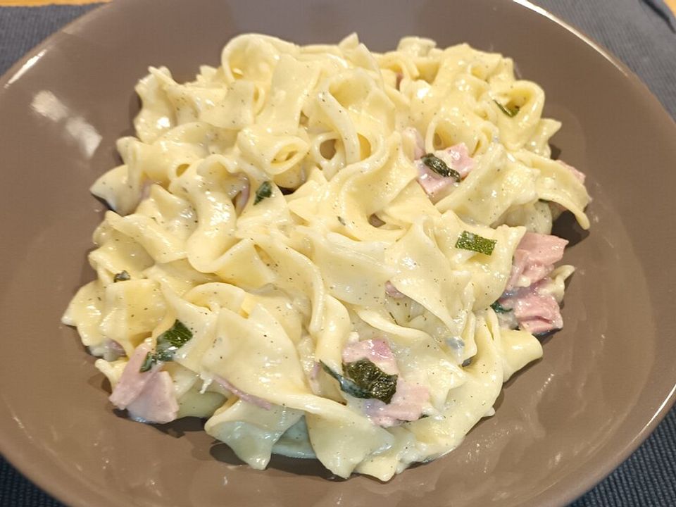 Schinkennudeln in Sahnesoße von gebson| Chefkoch