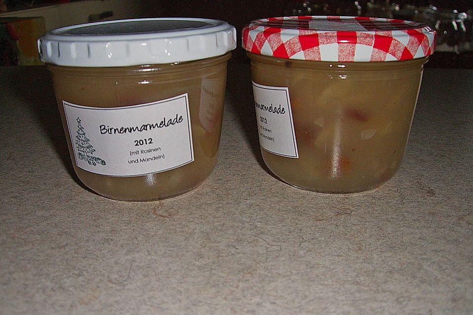 Birne - Vanille - Rum - Marmelade