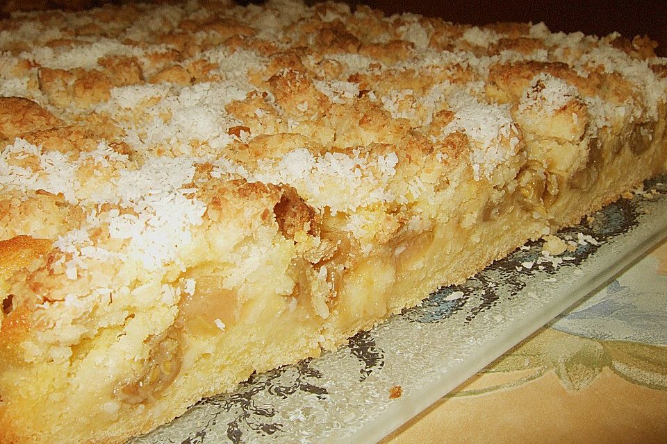 Stachelbeer - Kokos - Kuchen