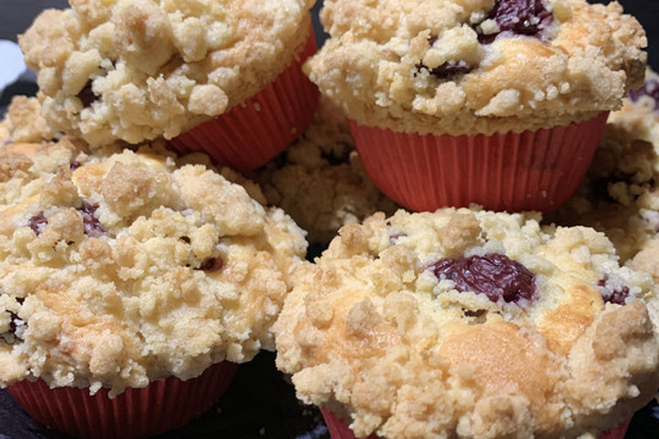 Kirsch - Streusel - Muffins Kirsch - Streusel - Muffins