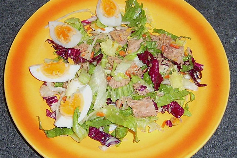 Schneller Salat mit Thunfisch