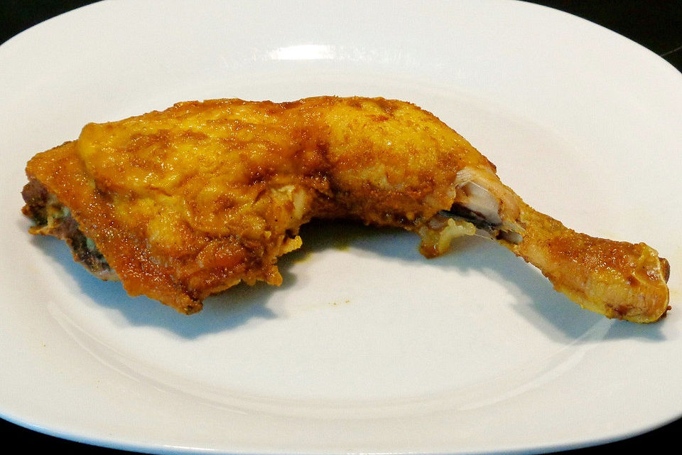 Knoblauch - Hähnchenschenkel Knoblauch - Hähnchenschenkel