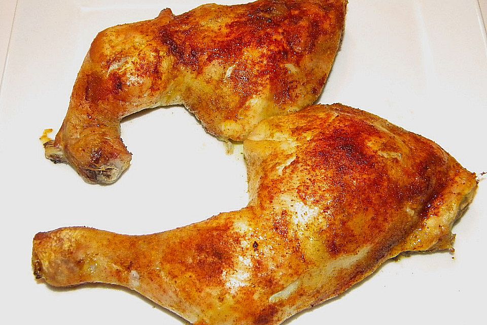 Knoblauch - Hähnchenschenkel Knoblauch - Hähnchenschenkel