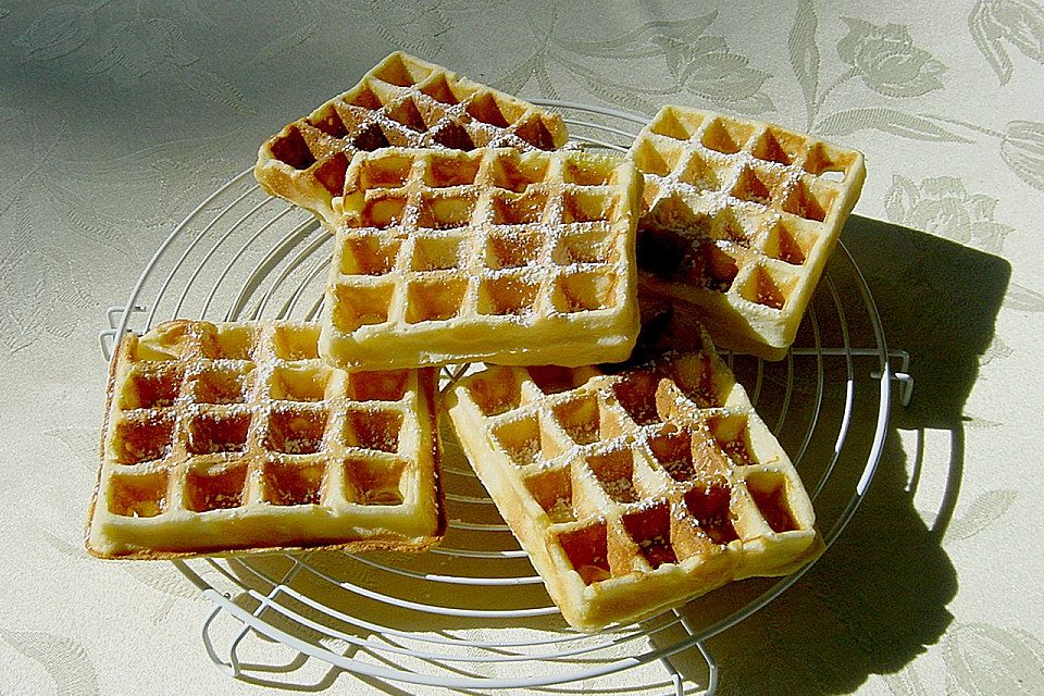 Saure Sahne - Waffeln