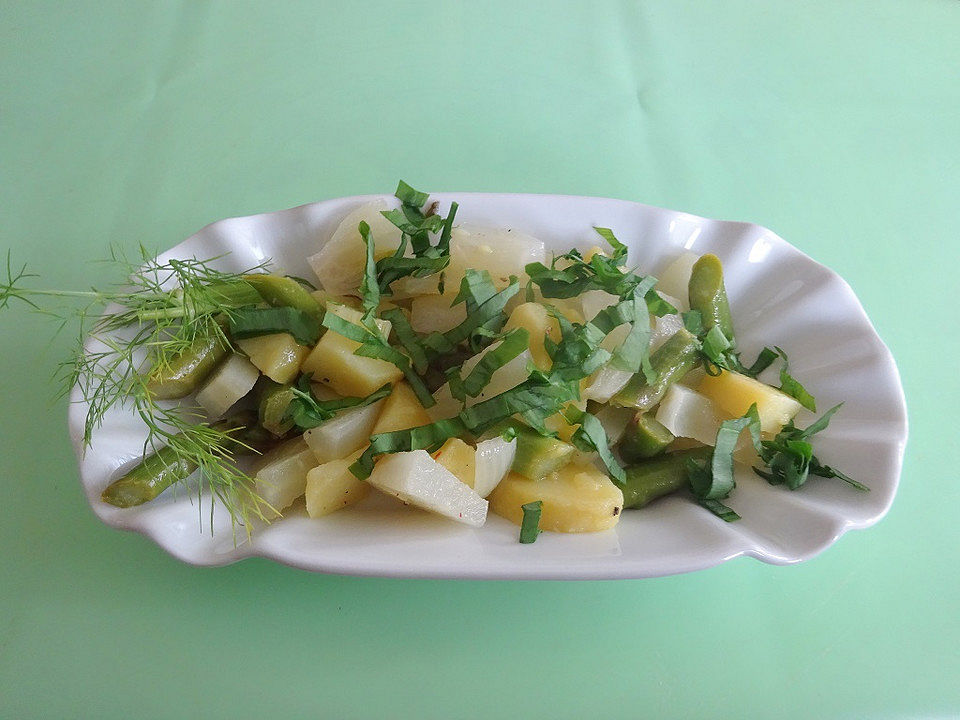 Spargel - Kartoffel - Salat mit Bärlauch| Chefkoch
