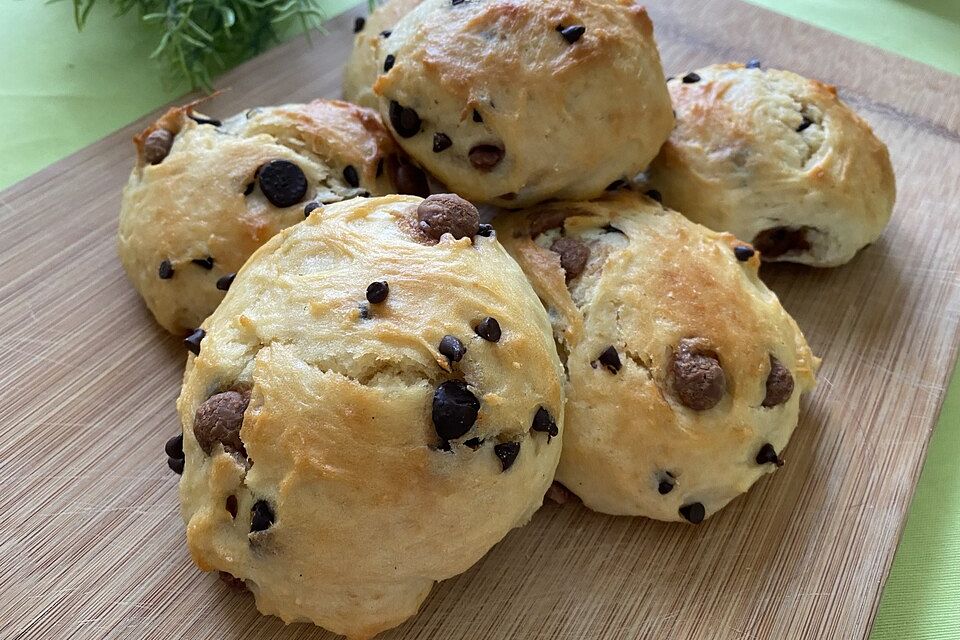 Schokoladige Quarkbrötchen